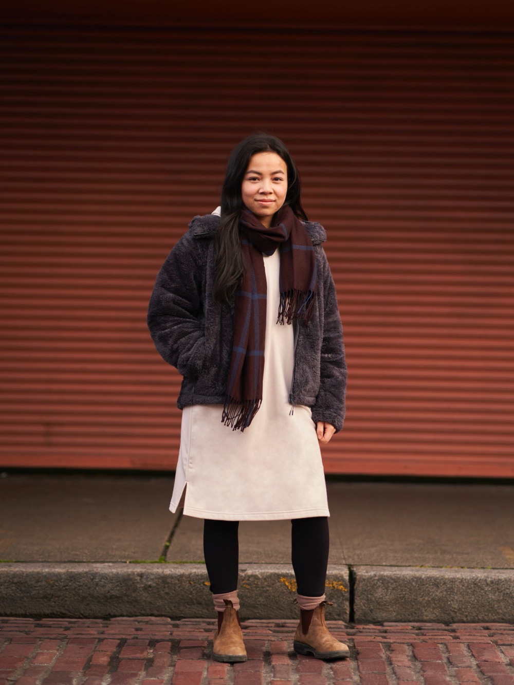 Check styling ideas for「Fluffy Yarn Fleece Full-Zip Jacket、Ultra