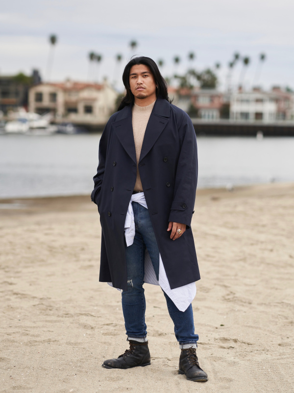 Uniqlo 2025 navy coat