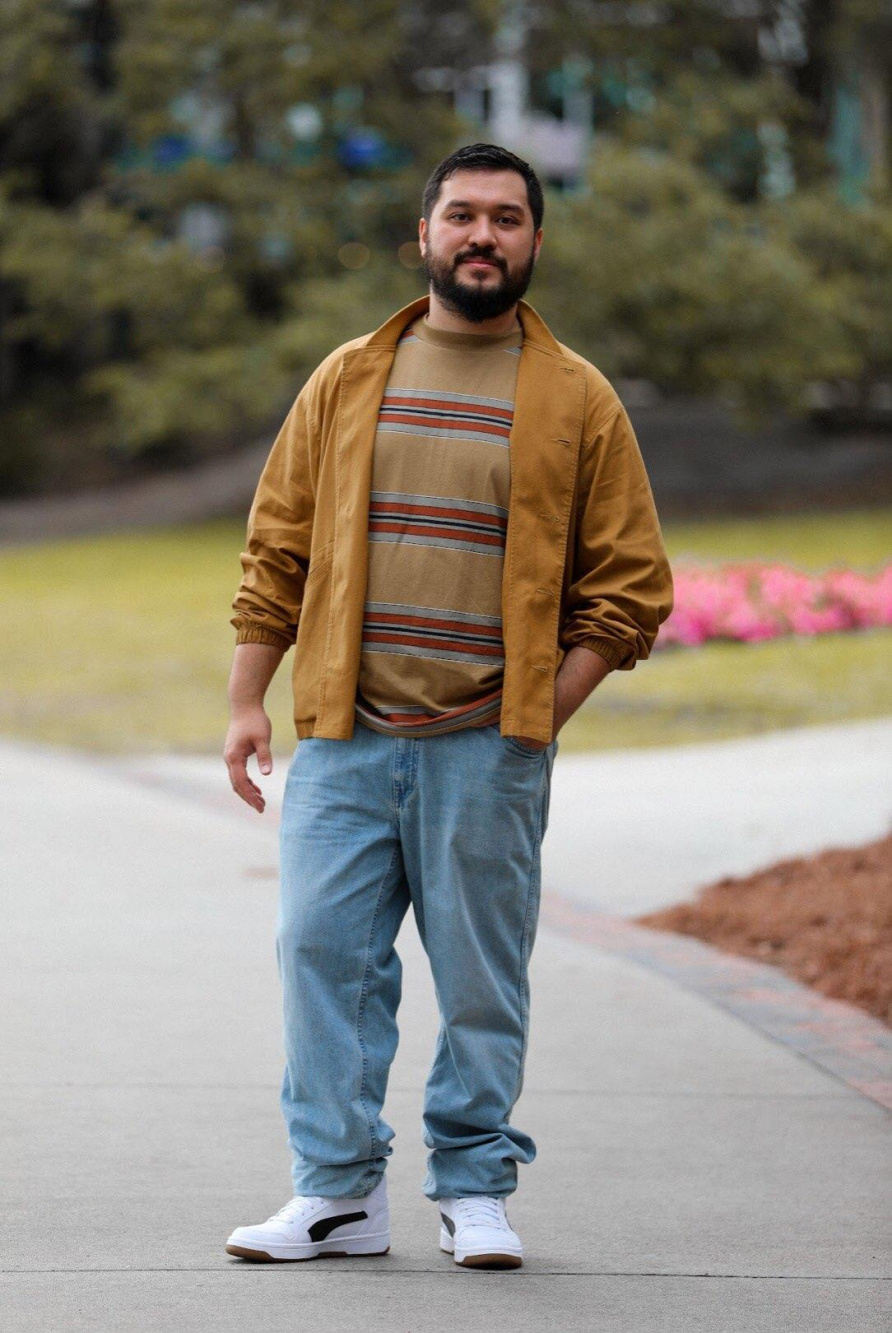 80s retro denim jacket, Retro 90s fashion men