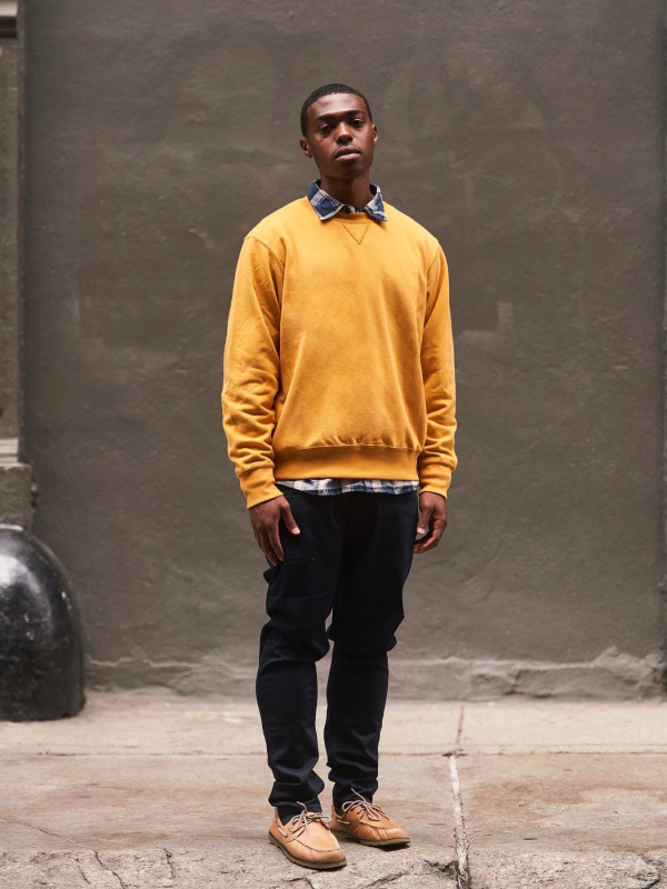 Mustard sweater outfit outlet mens