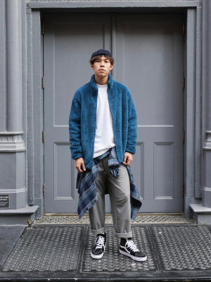 Fuzzy sweater uniqlo deals