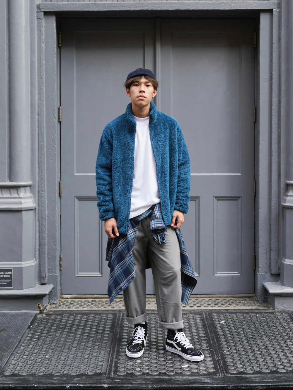 Check styling ideas for「Jersey Over Shirt Jacket、Oversized Striped  Half-Sleeve T-Shirt」