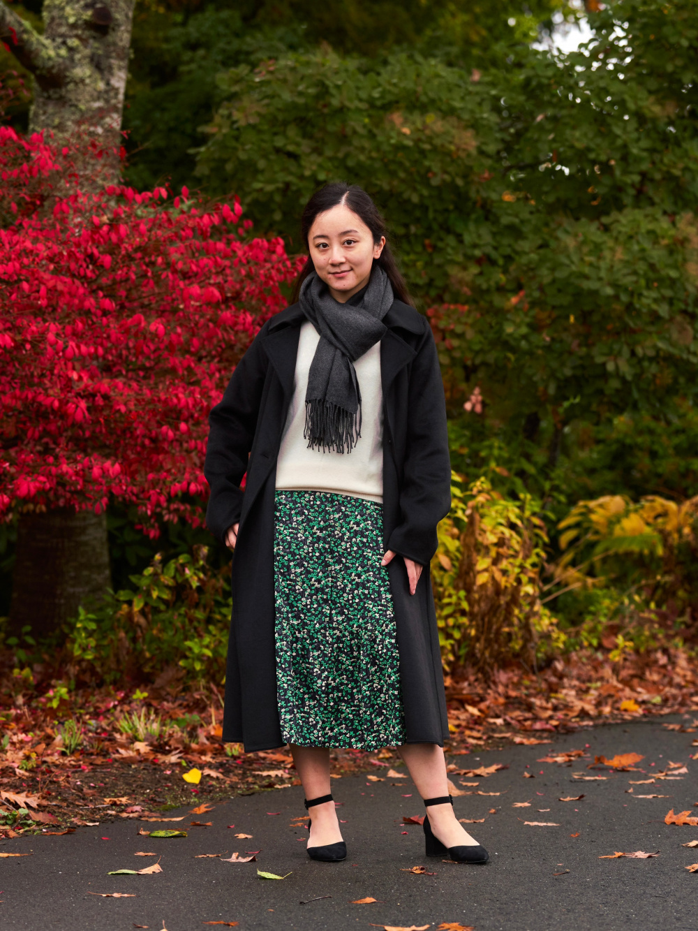 Check styling ideas for「Wool Blend Long Coat、HEATTECH Ultra Warm