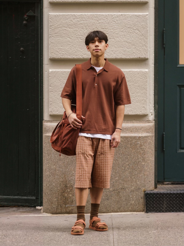 Check styling ideas for「UNIQLO U Oversized Work Short Sleeve