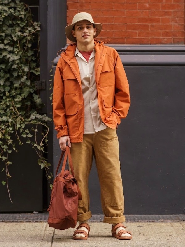 Check styling ideas for「Faux-Shearling Bucket Hat、Painter Pants」