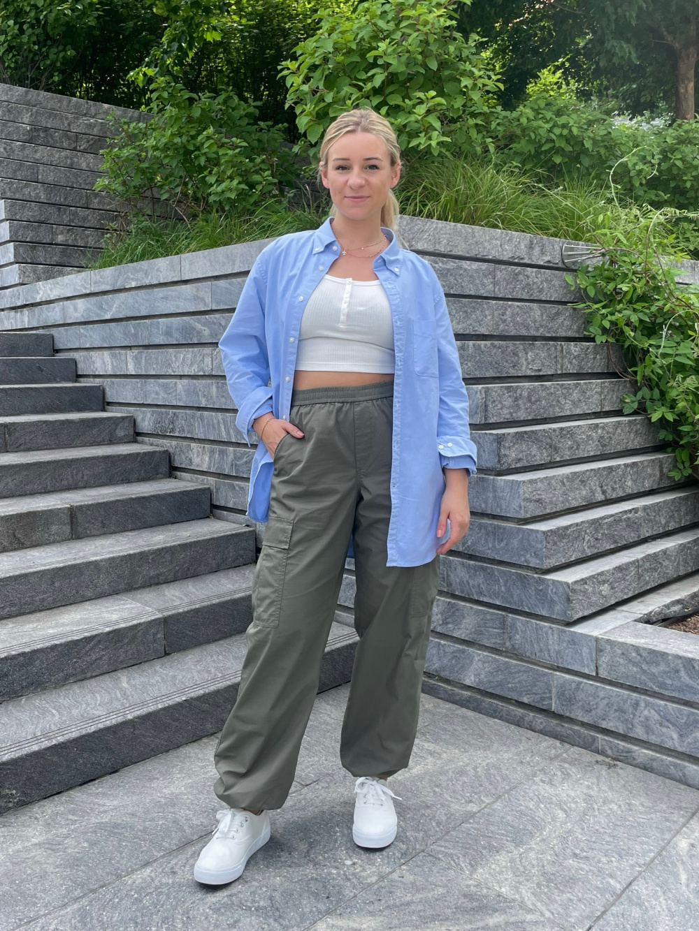 Check styling ideas for「Easy Cargo Pants」
