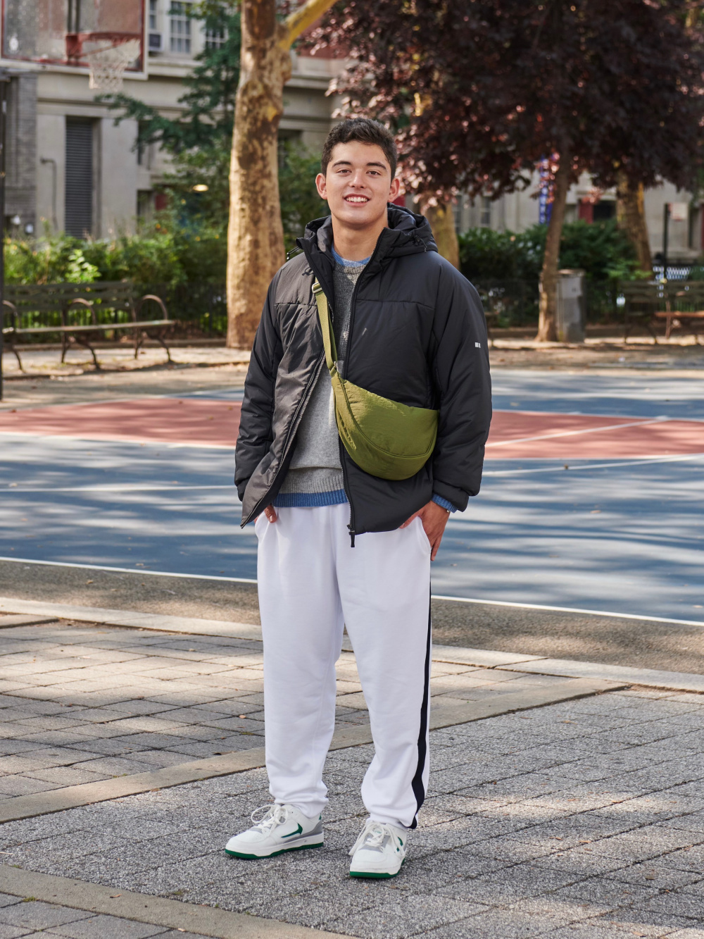 Check styling ideas for「SWEAT PULLOVER HOODIE、ULTRA LIGHT DOWN VEST」