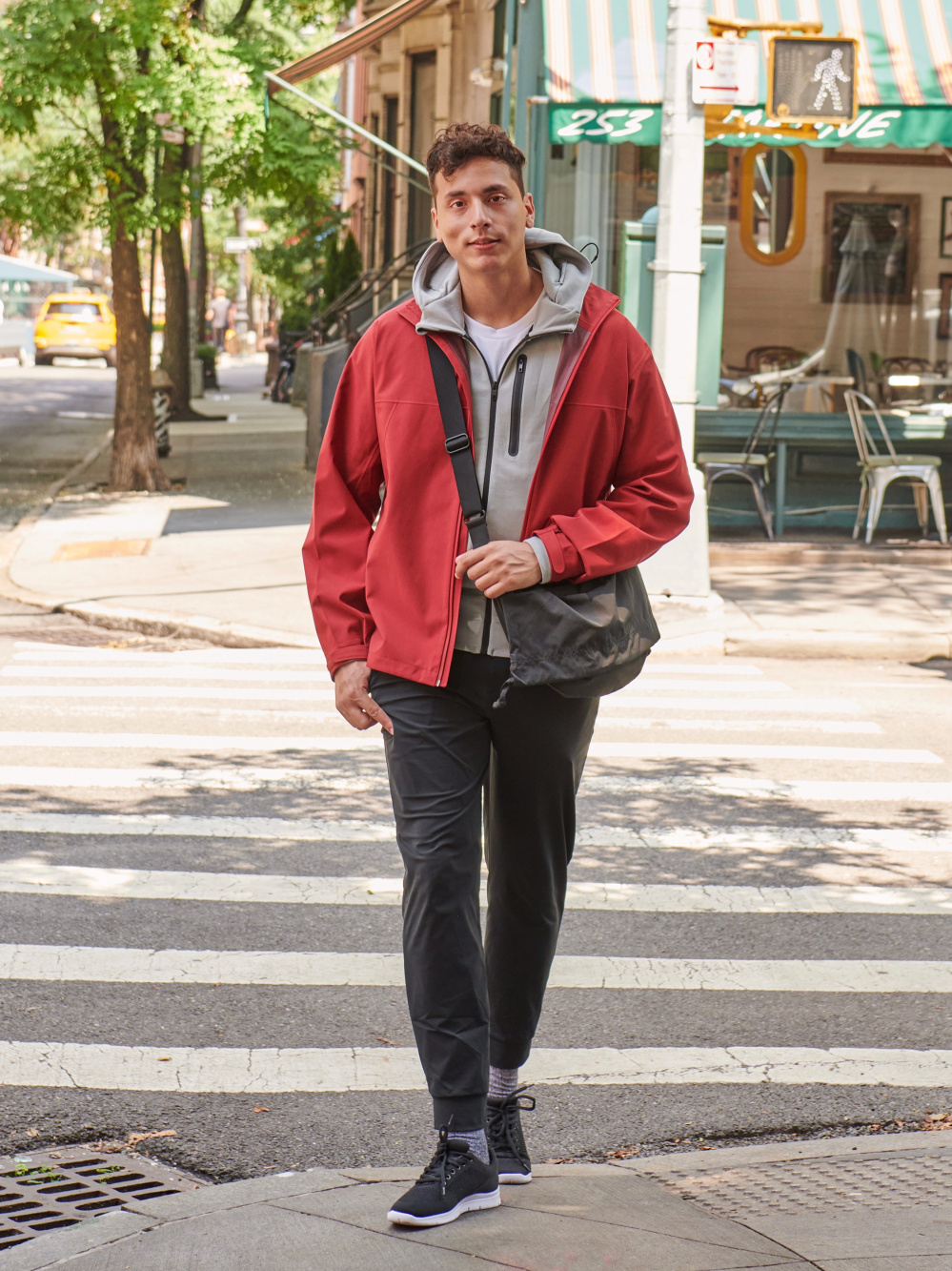 Check styling ideas for「Jersey Over Shirt Jacket、Supima® Cotton Crew Neck  Short-Sleeve T-Shirt」