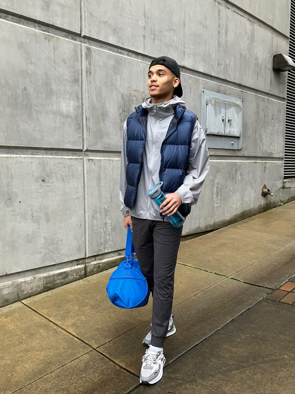 Check styling ideas for「SWEAT PULLOVER HOODIE、ULTRA LIGHT DOWN VEST」