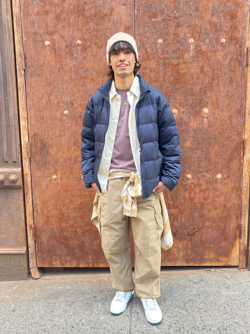 Check styling ideas for「Wide-Fit Parachute Cargo Pants」
