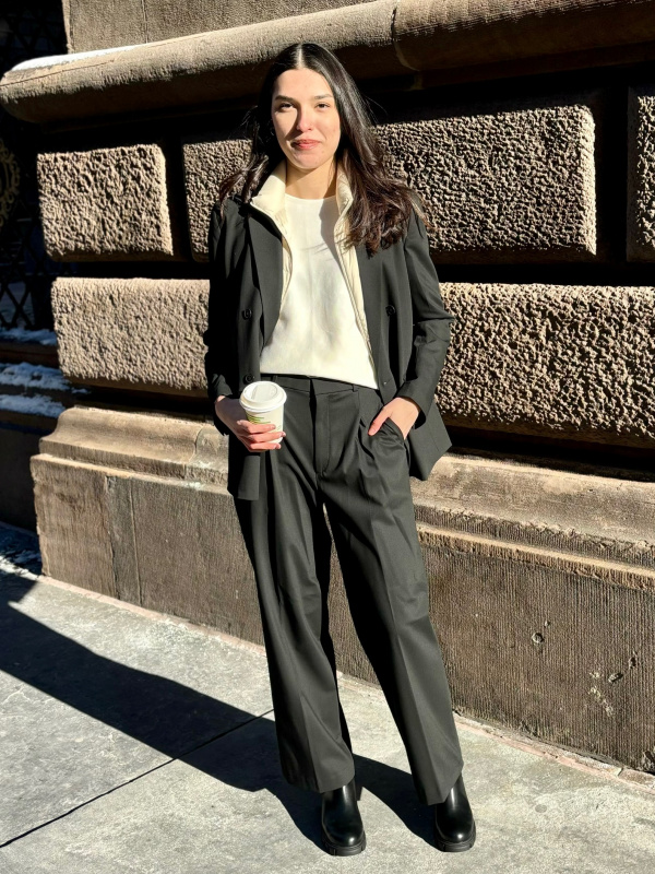 Styling our viral Wide-Fit Pleated Pants, fashion, UNIQLO, clothing,  trousers