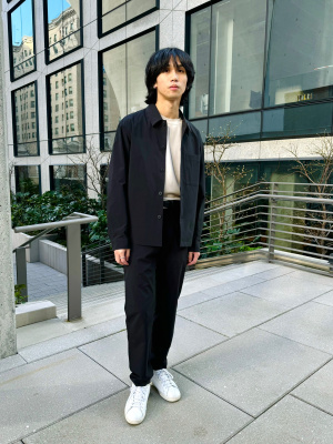 ジャケット・アウター ESSAY cotton100% shirt-jacket offwhite S ノンネイティブ nonnative 25ss トゥルーパーシャツジャケット