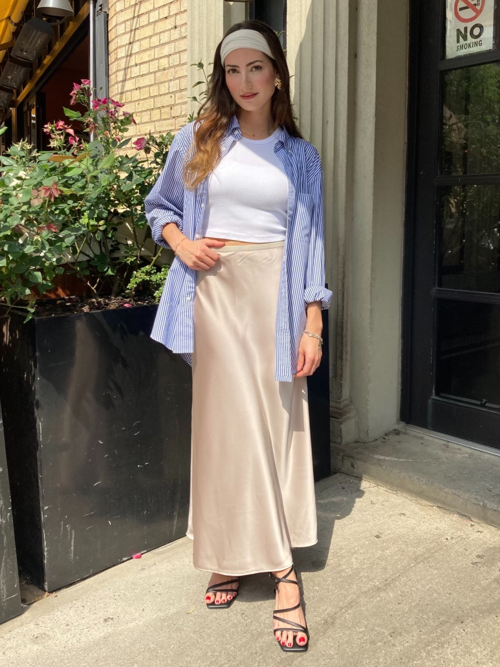 Check styling ideas for Satin Skirt UNIQLO US