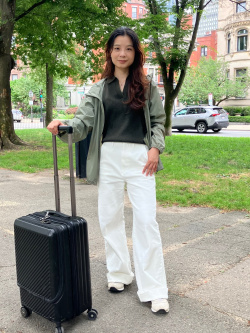 Washable Knit Ribbed Polo Sweater