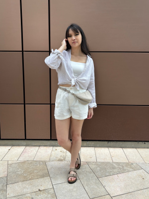 Linen Cotton Shorts | 2.5