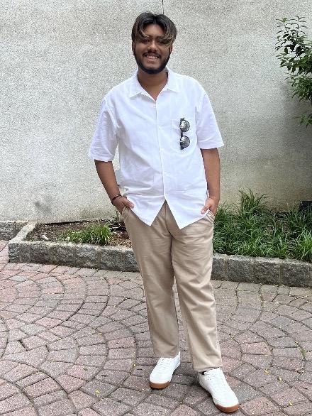 パンツ [ASCLO MADE] Linen Check Set Up Slacks ASCLO Linen Wide Banding Pants (3color) - ASCLO | 60