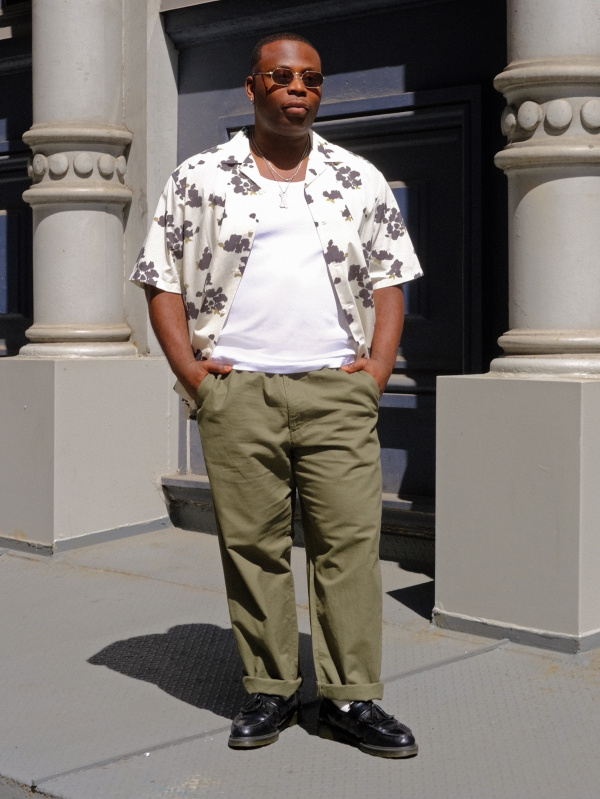 An outfit using Cotton Linen Shirt Jacket and Linen Blend Relaxed