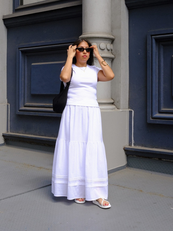 An outfit using Ribbed Sleeveless Top | Striped and Jorts | 13
