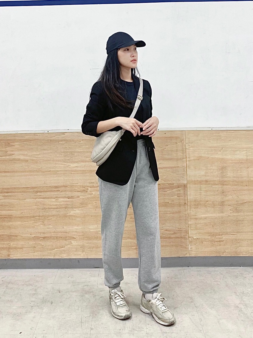 Check styling ideas for「Sweat Pants、Smooth Jersey Lined Parka