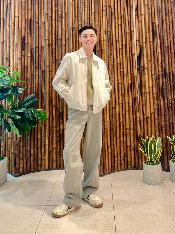 ブルゾン STUDIOTABLE : 25SS / COTTON ZIP-UP BLOUSON (BEIGE) MEN'S ZIP UP BLOUSON | UNIQLO SG
