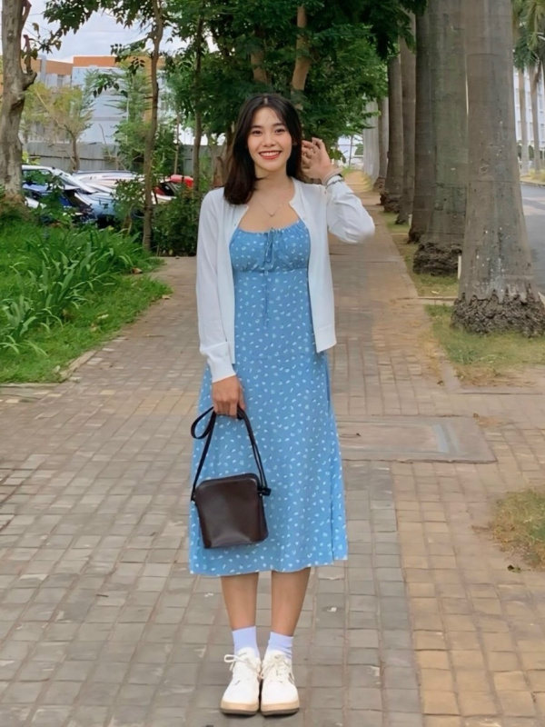 uniqlo printed flare camisole dress Check styling ideas for「Printed Flare Camisole Dress and UV Protection Crew  Neck Cardigan」｜UNIQLO VN