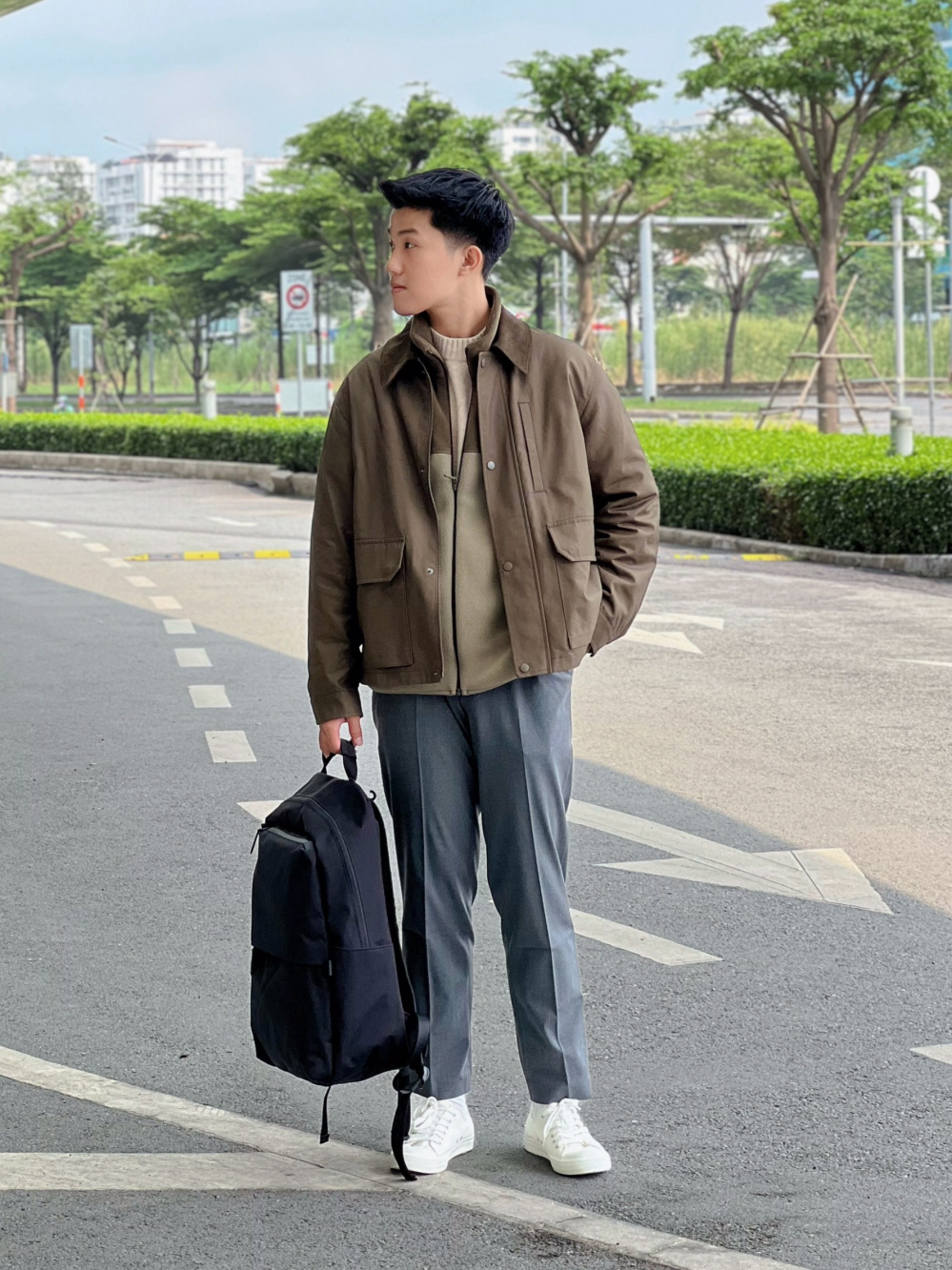 ジャケット・アウター CONVERTIBLE UTILITY TECH SHIRT BLOUSON Men's Utility Short Blouson | UNIQLO AU