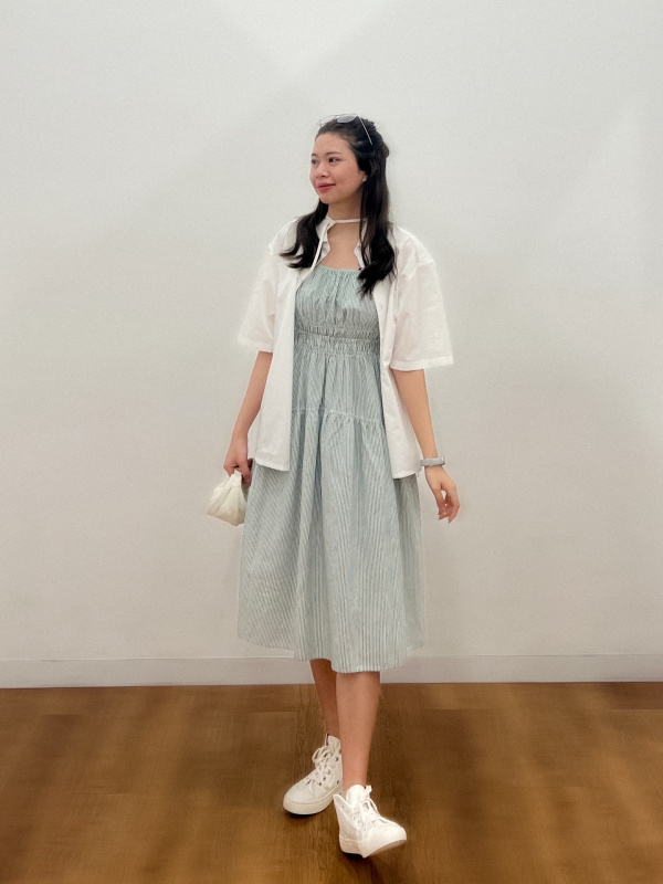 LINEN BLEND CAMISOLE DRESS(WOMEN'S) OUTFIT IDEAS | UNIQLO PH