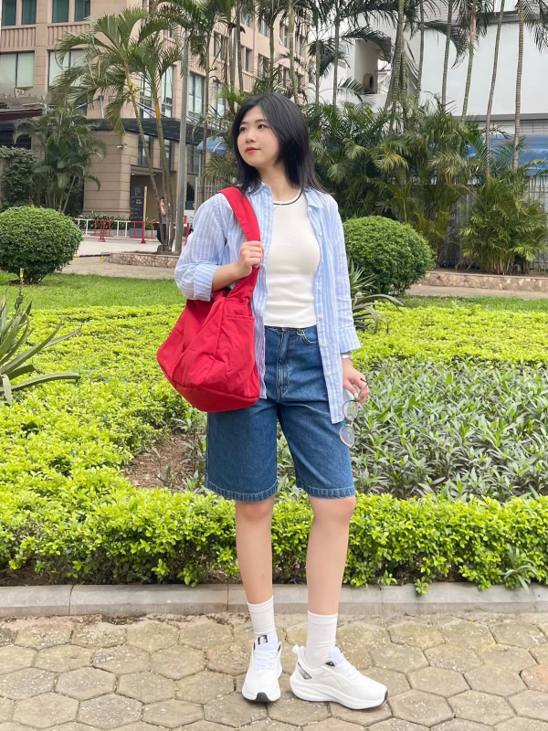 WOMEN'S PREMIUM LINEN SHIRT LONG SLEEVE (STRIPED) | UNIQLO IN