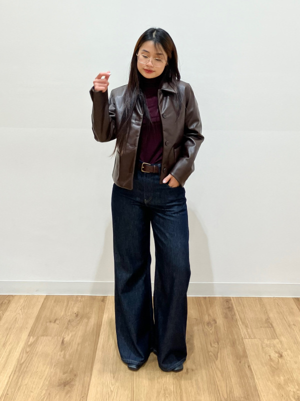 old uniqlo coated cloth leather jacket Cool Summer Nights with