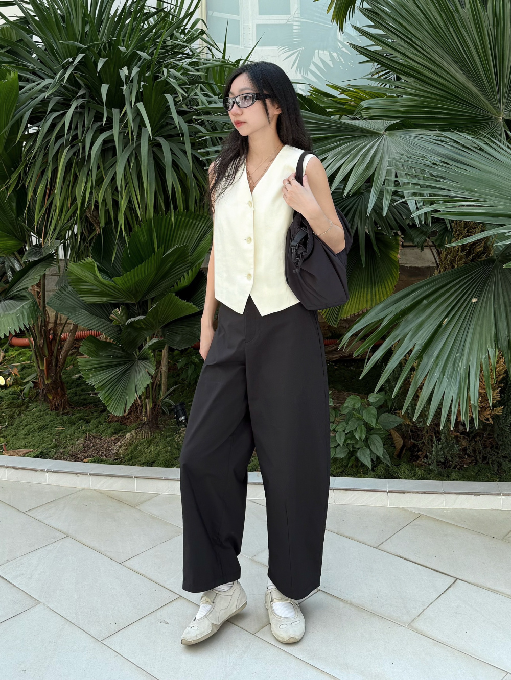 Check styling ideas for「Premium Linen Vest、Premium Linen Pants