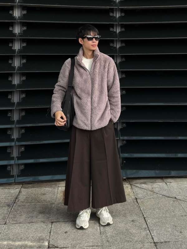 An outfit using Washable Milano Ribbed Knitted T-Shirt and Milano